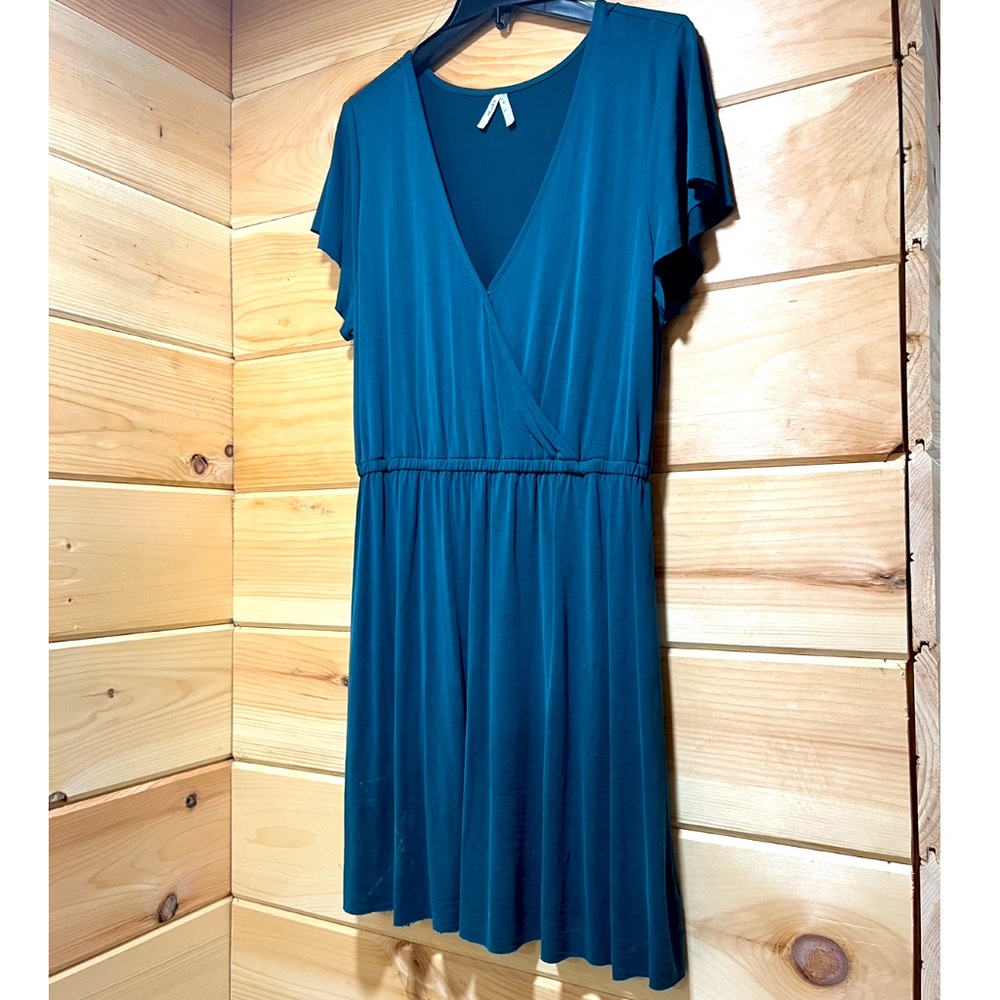 Dark Teal Midi Dress